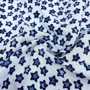 Yıldız Desenli Viskon Kumaş 272