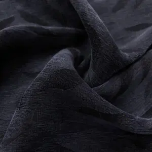 Antrasit Fırça Desenli Taşlanmış Kupra Kumaş 26