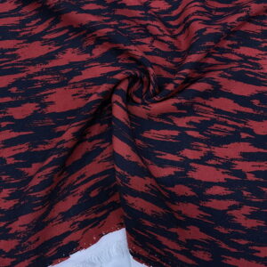 Bordo Fırça Desenli Pamuk Viskon Kumaş 540