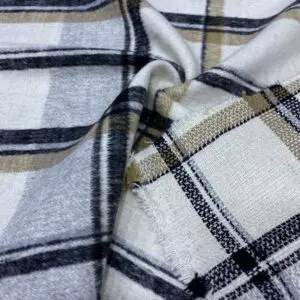 Camel Kareli Kaşmir Kumaş