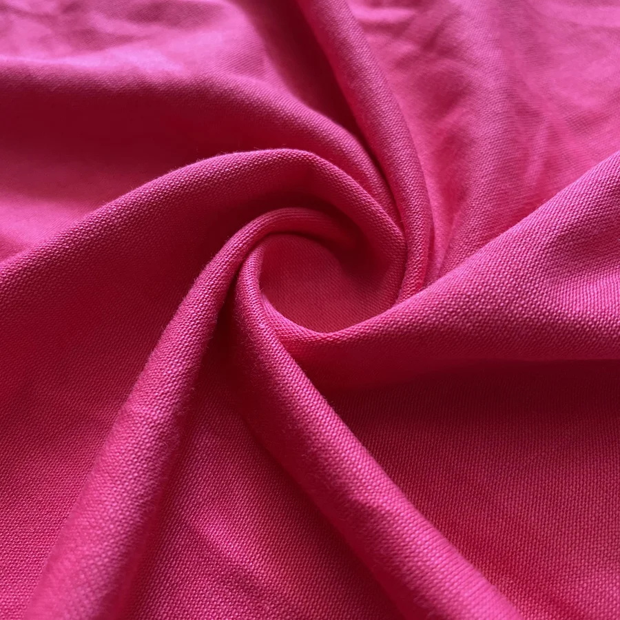Fuşya Pamuk Penye Kumaş 22