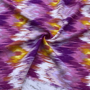 Batik Desenli Ham Keten Kumaş 60 Batik Desenli Ham Keten Kumaş 60