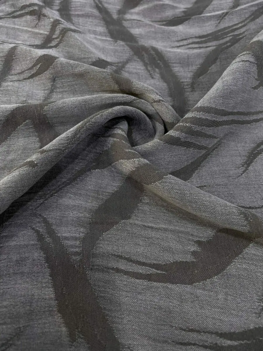 Açık Haki Taşlanmış İpek Kupra Kumaş 29