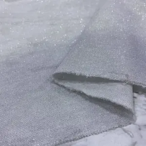 Beyaz Simli Triko Kumaş 66