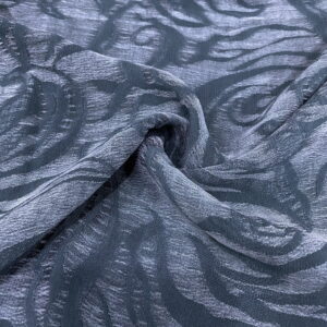 Çelik Mavisi Taşlanmış İpek Kupra Kumaş 33