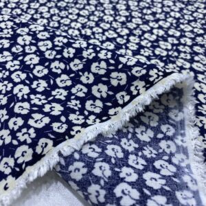 Bej Desenli Maroken Krep Kumaş 100