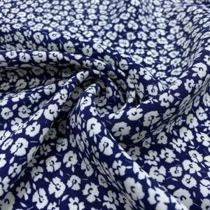 Bej Desenli Maroken Krep Kumaş 100