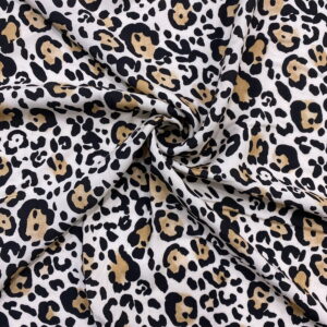 Leopar Desenli Pamuk Viskon Kumaş 578