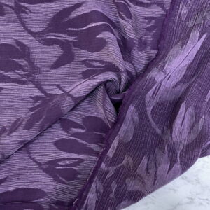 Morcivert Batik Desenli Taşlanmış İpek Kupra Kumaş 40