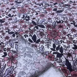 Mavi Rengarenk Pamuk Poplin Kumaş 193