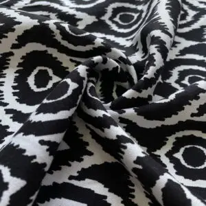 Etnik Desenli Pamuk Viskon Kumaş