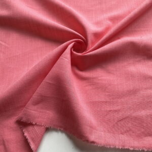 Şeker Pembesi Pamuk Keten Kumaş 87