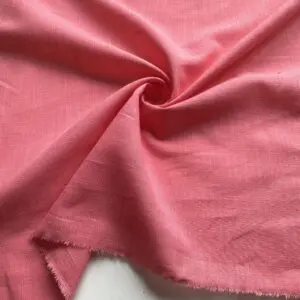 Şeker Pembesi Pamuk Keten Kumaş 87