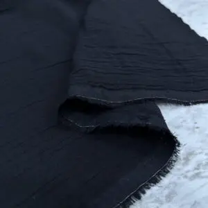 Siyah Müslin Kumaş 05