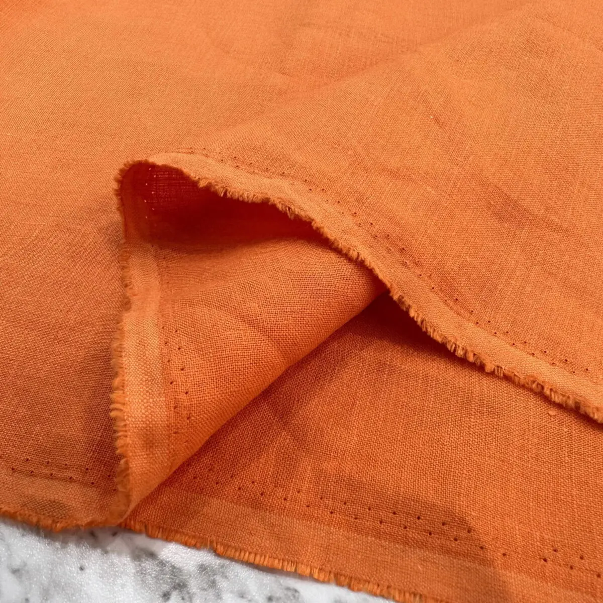 Turuncu Ham Keten Kumaş 102 Turuncu Ham Keten Kumaş 102