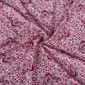 Desenli Pamuk Viskon Kumaş 615