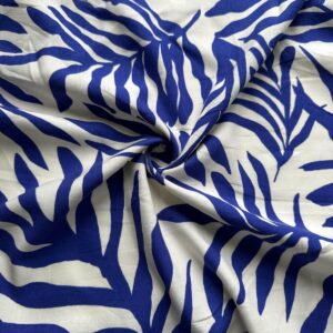 Palmiye Desenli Pamuk Keten Kumaş 109