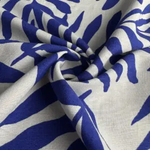 Palmiye Desenli Pamuk Keten Kumaş 111