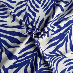 Palmiye Desenli Pamuk Keten Kumaş 111