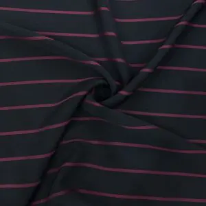 Çizgi Desenli Krep Kumaş 115