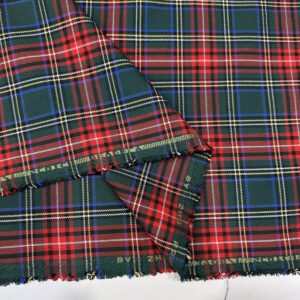 İskoç Desen Gabardin Kumaş 22