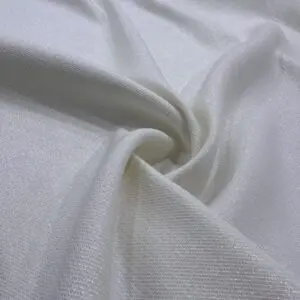 Ekru Simli Brokar Kumaş 05