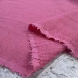 Şeker Pembe Müslin Kumaş 09