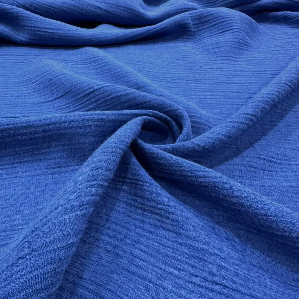 İndigo Renk Müslin Kumaş