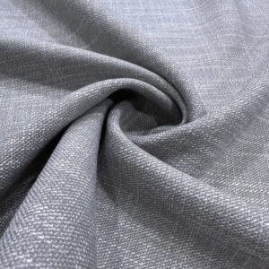 Gri Keten Krep Kumaş
