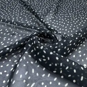 Puantiye Desen Şifon