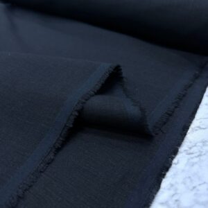 Antrasit Renk Ham Keten Kumaş