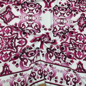 Dolce Gabbana Pembe Jorjet Krep Kumaş Dolce Gabbana Pembe Jorjet Krep Kumaş