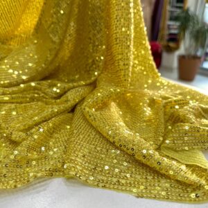 Sarı Zara Payet Kumaş