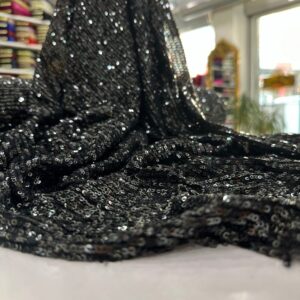 Siyah Zara Payet Kumaş