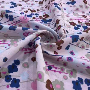 Pembe Çıtır Desen Vual Kumaş