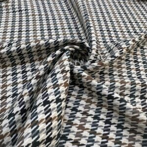 Kazayağı Desenli Flanel Kumaş