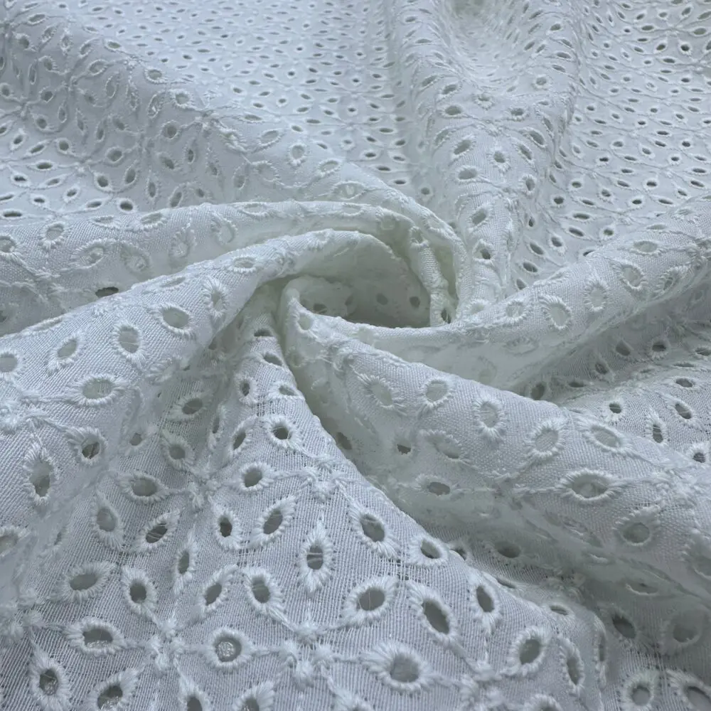 Kırık Beyaz Pamuk Fisto Kumaş