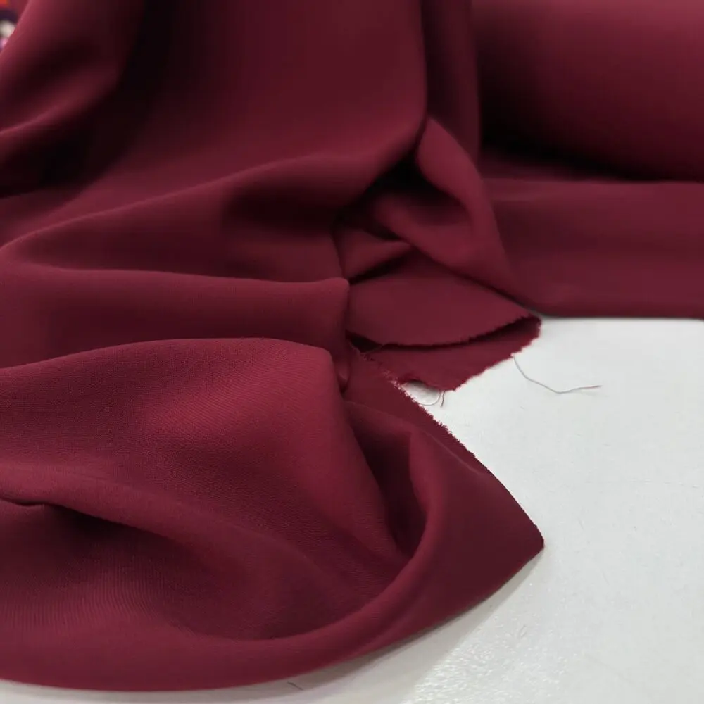 Bordo Medine İpeği