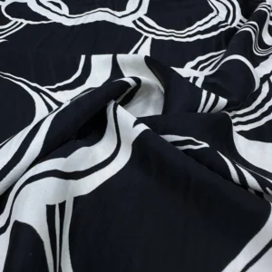 Geometrik Desen Saten Kumaş