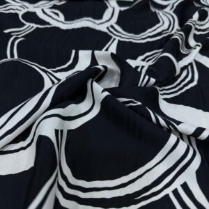 Geometrik Desen Saten Kumaş