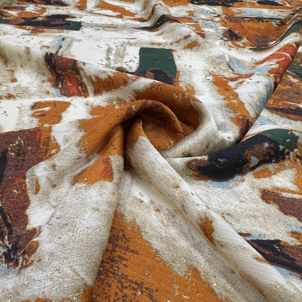 Simli Jakarlı Saten