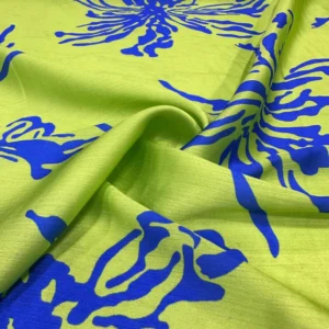 Desenli Saten Kumaş