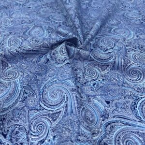 Retro Desen Pamuk Poplin Kumaş