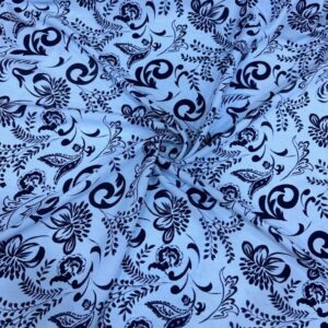 Desenli Viskon Kumaş