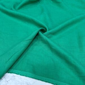 Yeşil Renk Ham Keten Kumaş