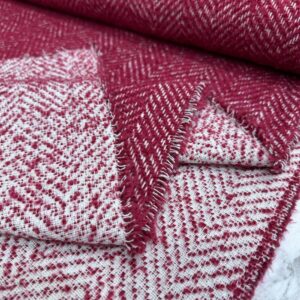 Fuşya Balıksırtı Buklet Kumaş