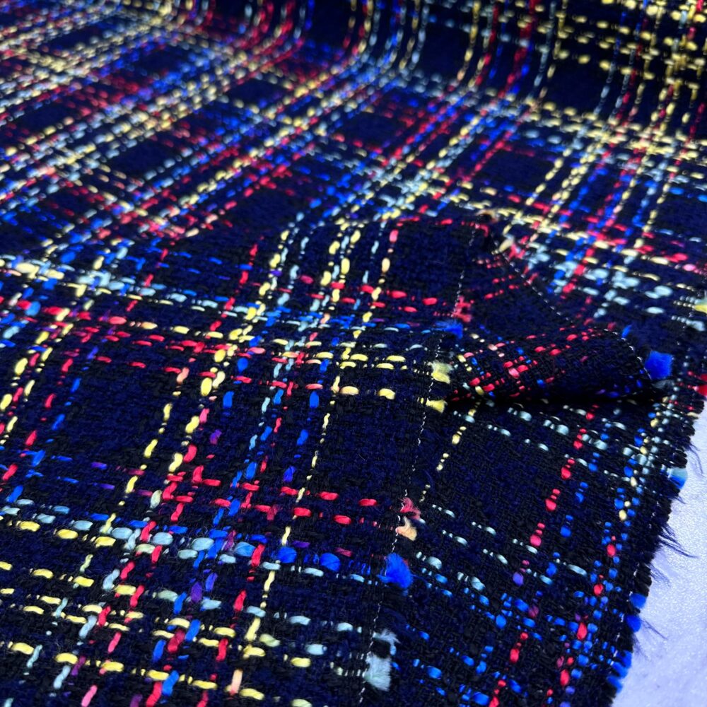 Renkli Şanel Kumaş