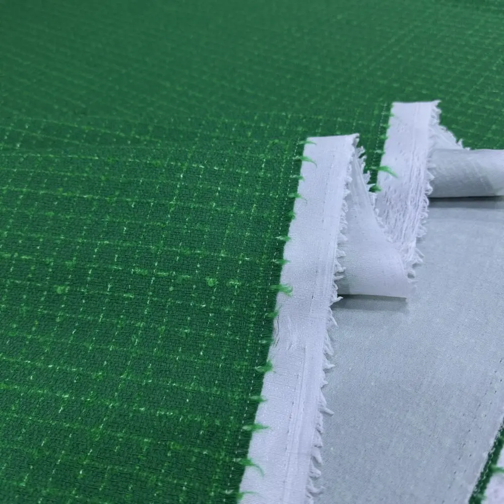 Yeşil Telalı Şanel Kumaş