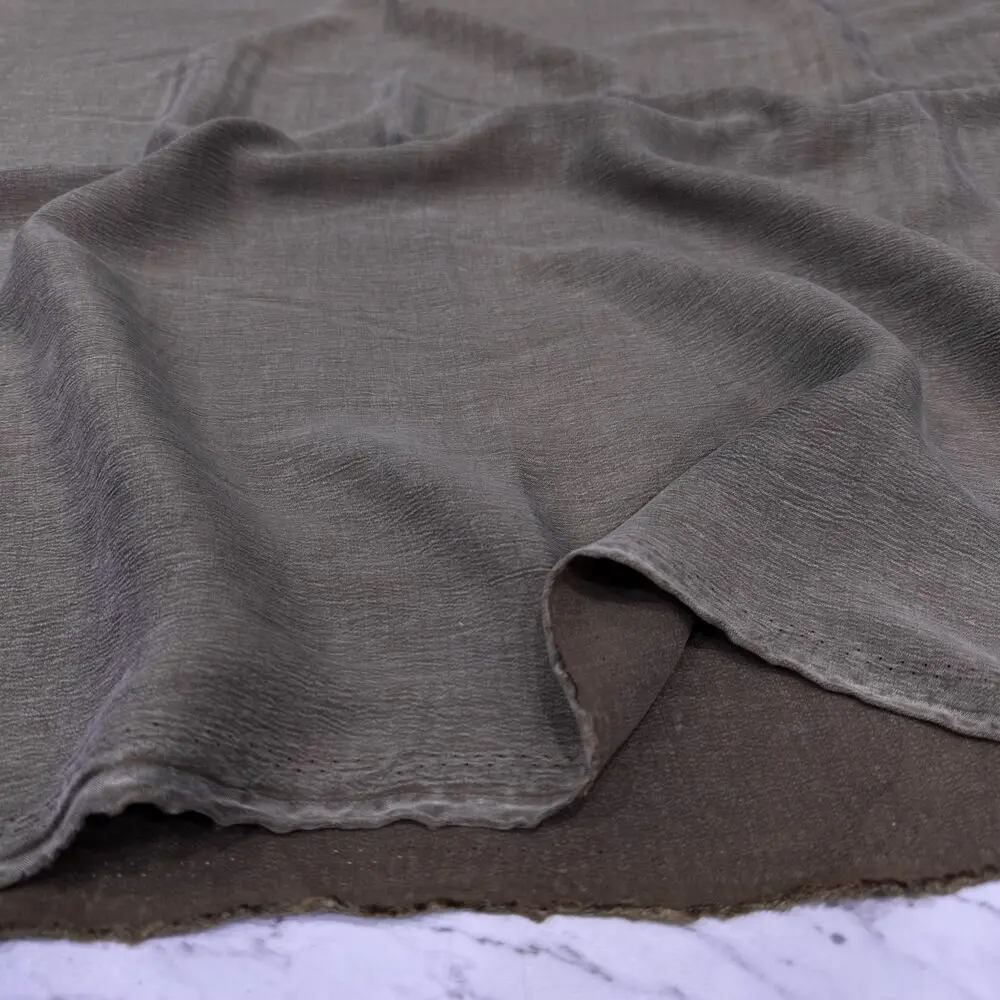 Toprak Tonu İpek Cupra Kumaş