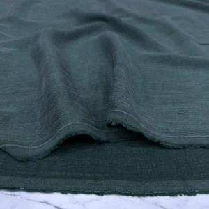 Petrol Yeşili İpek Cupra Kumaş
